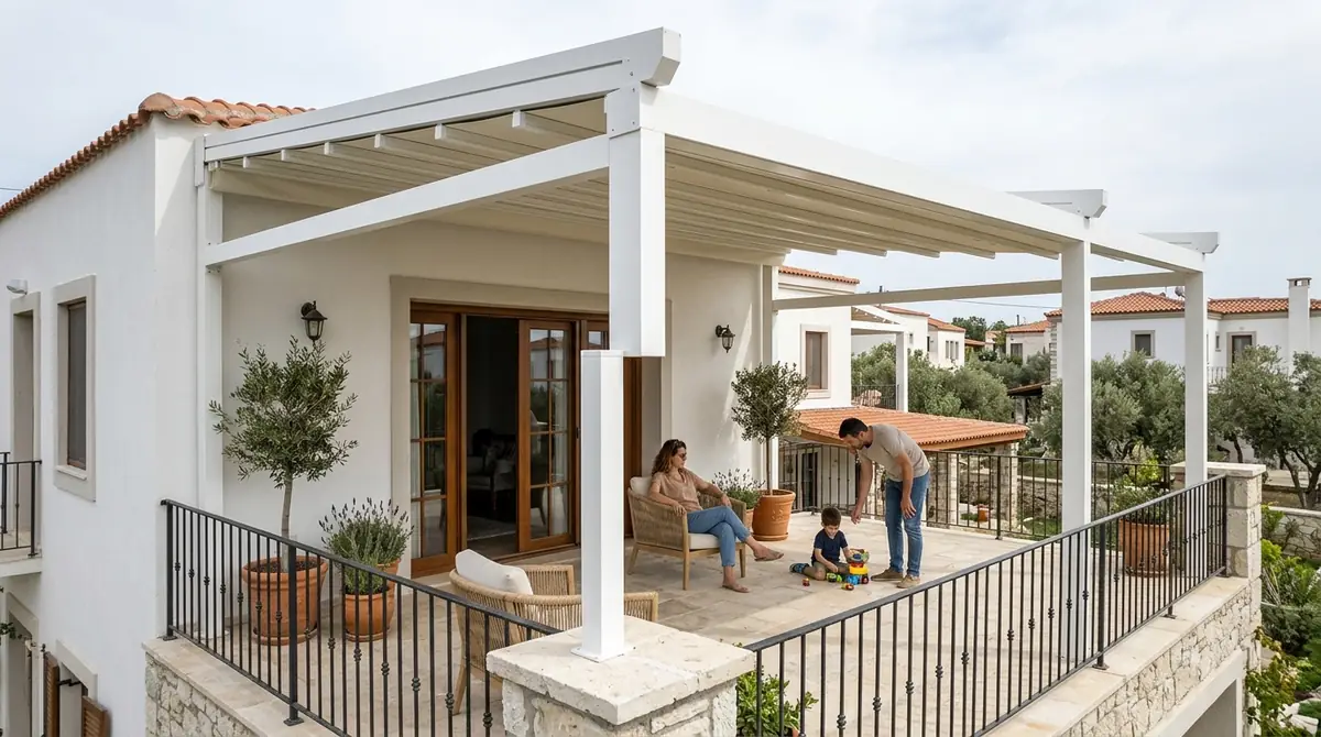 Demir Pergola Çatı Urla